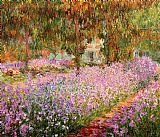 Claude Monet Irises in Monets Garden painting
